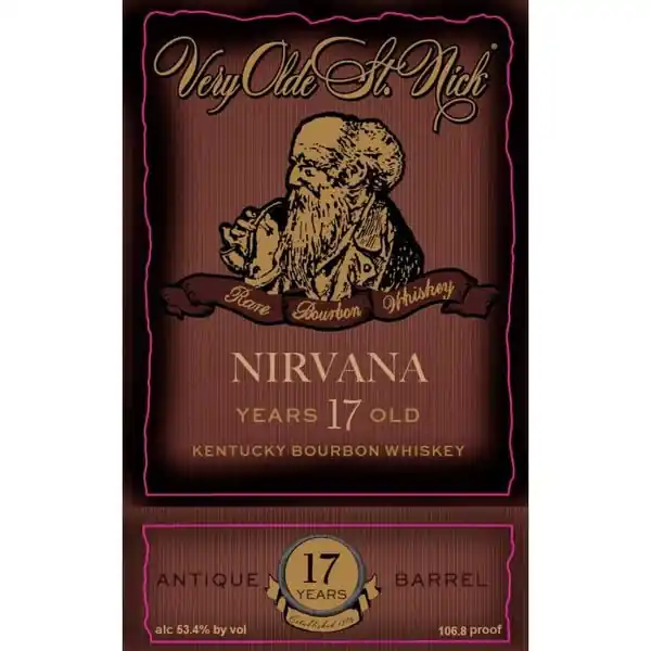 Discount VERY OLDE ST NICK BOURBON NIRVANA ANTIQUE BARREL KENTUCKY 17YR 375ML