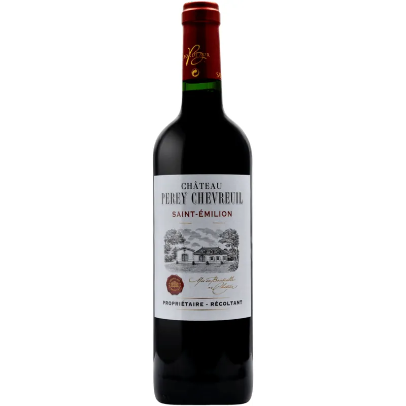 Chateau Perey Chevreuil, Saint-Emilion Grand Cru, France 2022 Case (6x750ml) Handmade