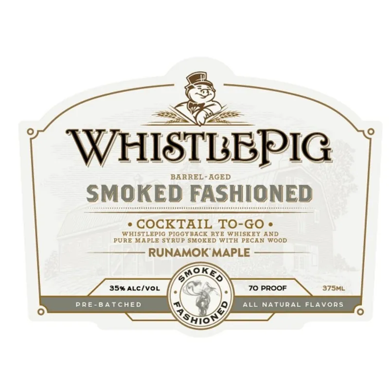 Last Chance WhistlePig Smoked Fashioned Cocktail To-Go