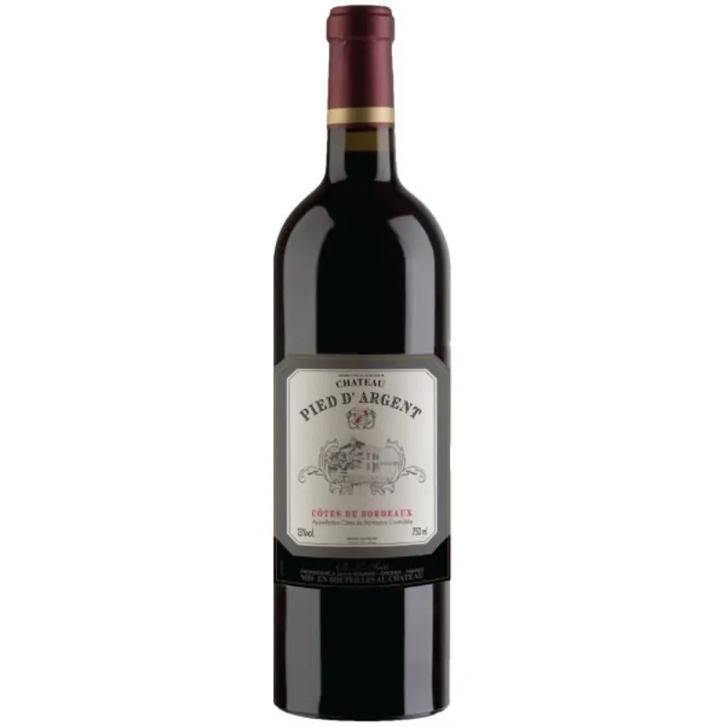 Trusted Brand Chateau Pied d'Argent, Cotes de Bordeaux, France 2019