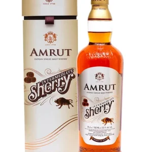 AMRUT WHISKEY SINGLE MALT INTERMIDIATE SHERRY INDIA 750ML Super Sale