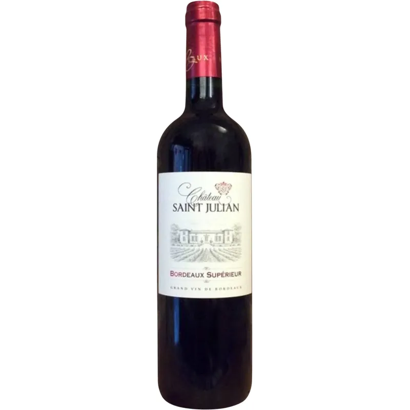 Special Offer Chateau Saint-Julian, Bordeaux Superieur, France 2019 Case (6x750ml)