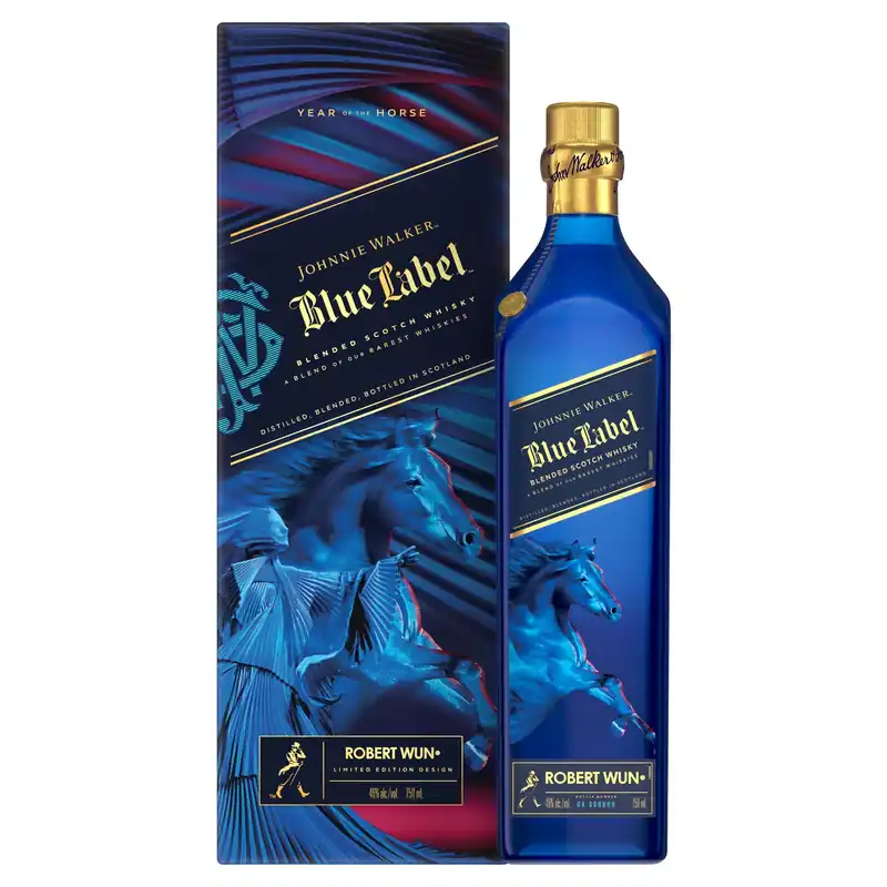 Big Sale JOHNNIE WALKER BLUE LABEL SCOTCH BLENDED LIMITED LUNAR YEAR OF THE HORSE EDITION 750ML