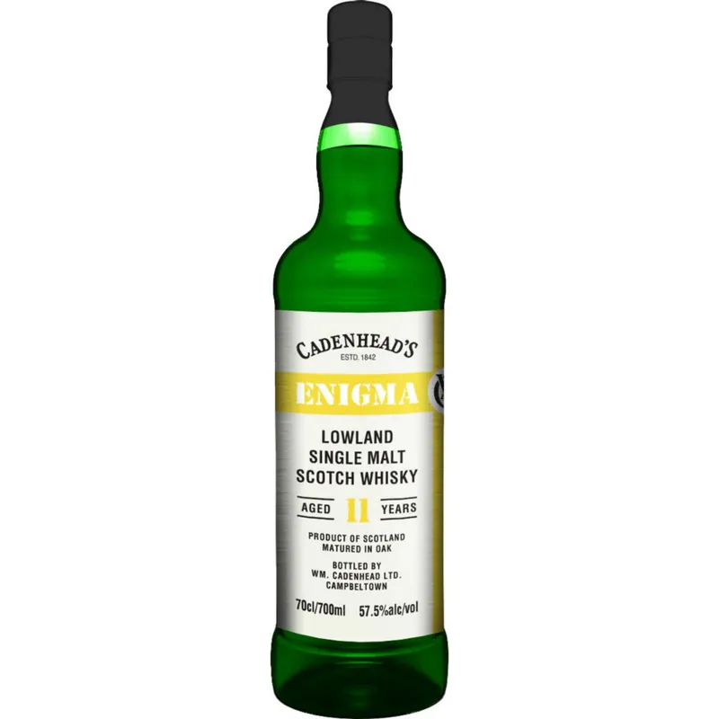 Place Order CADENHEADS SCOTCH SINGLE MALT LIMITED ENIGMA EDITION MATURED IN OAK LOWLAND CAMPBELTOWN 11YR 700ML