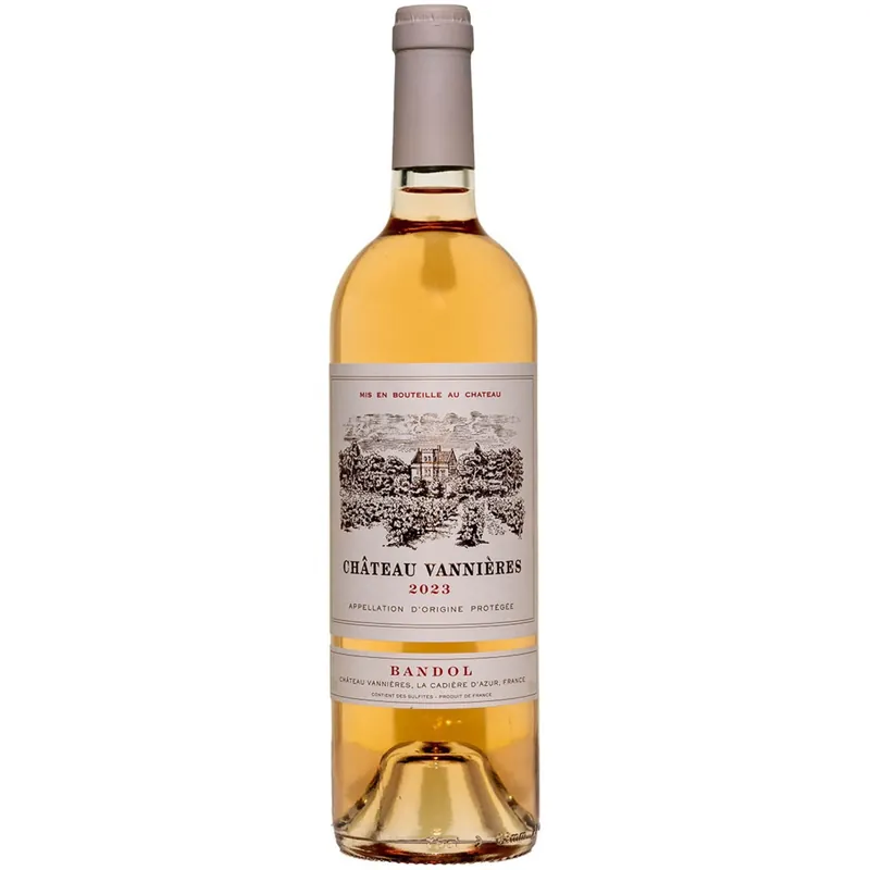 Chateau Vannieres Bandol Rose, Provence, France 2023 Case (6x750ml) Big Sale