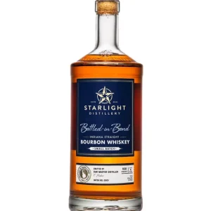 Special Discount STARLIGHT BOURBON STRAIGHT BOTTLED IN BOND INDIANA 750ML