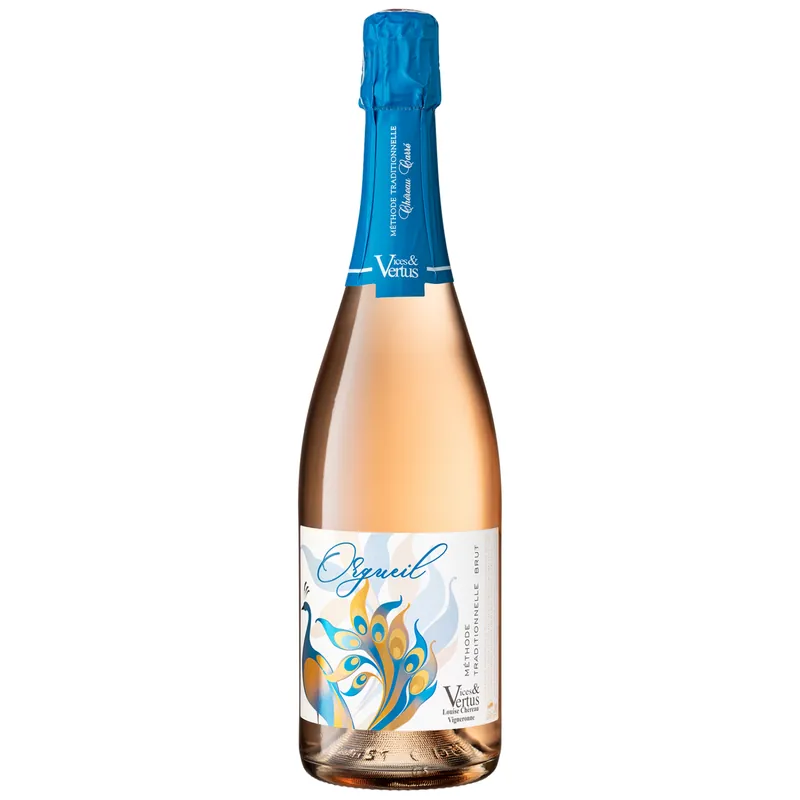 Chereau-Carre Vices & Vertus 'Orgueil' Rose Brut, France NV Case (6x750ml) Money Back Guarantee