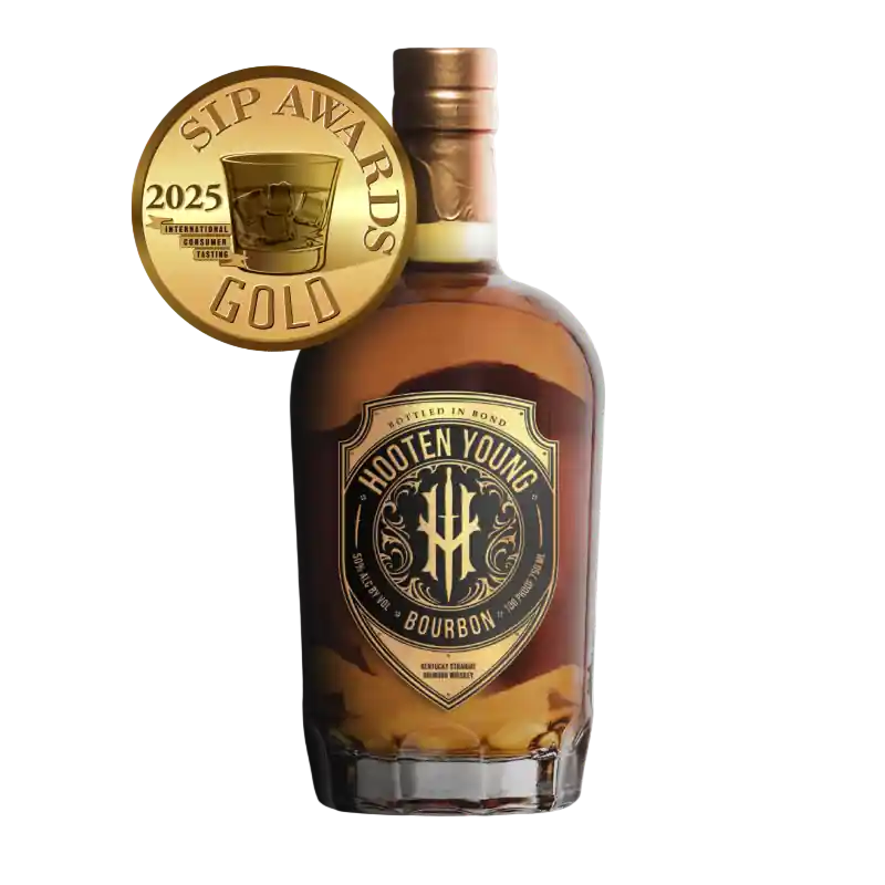 HOOTEN YOUNG BOURBON WHISKEY STRAIGHT BOTTLED IN BOND KENTUCKY 750ML Holiday Sale