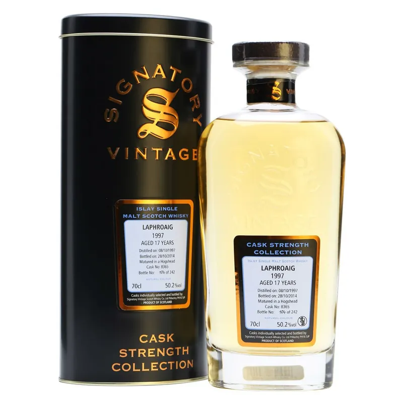 Laphroaig 17 yrs Islay Cask Strength Signatory Single Malt Scotch Whisky Exclusive