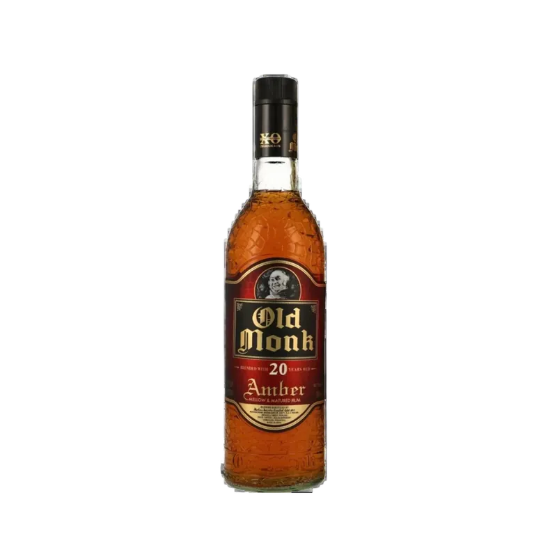 OLD MONK EXTRA ORDINARY RUM AMBER INDIA 750ML Free Returns