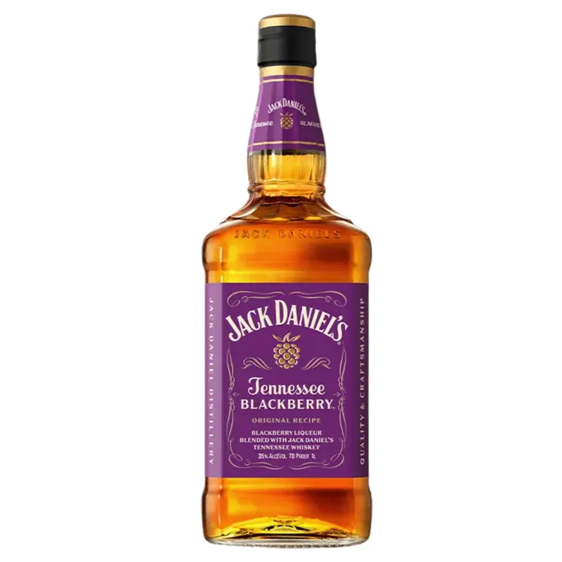Original JACK DANIELS WHISKEY BLACKBERRY TENNESSEE 750ML