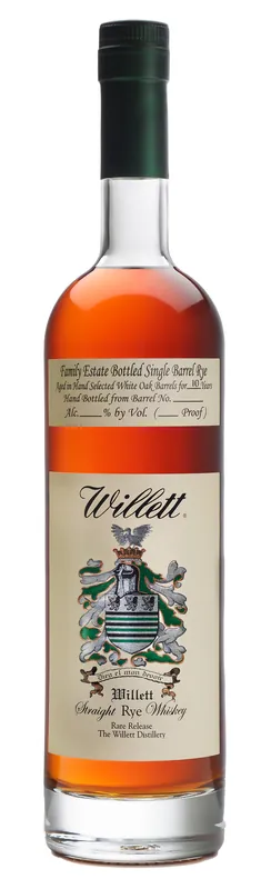 WILLETT WHISKEY RYE SINGLE BARREL FAMILY ESTATE KENTUCKY 12YR 750ML Must Have