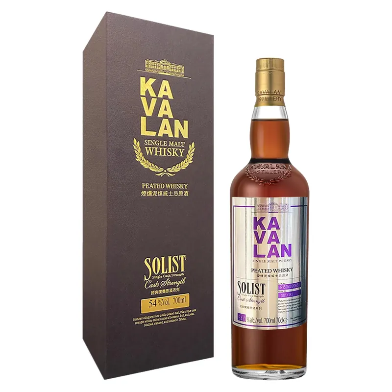 Buy Today Kavalan Solist PeatedCask Strength Single Malt Whisky
