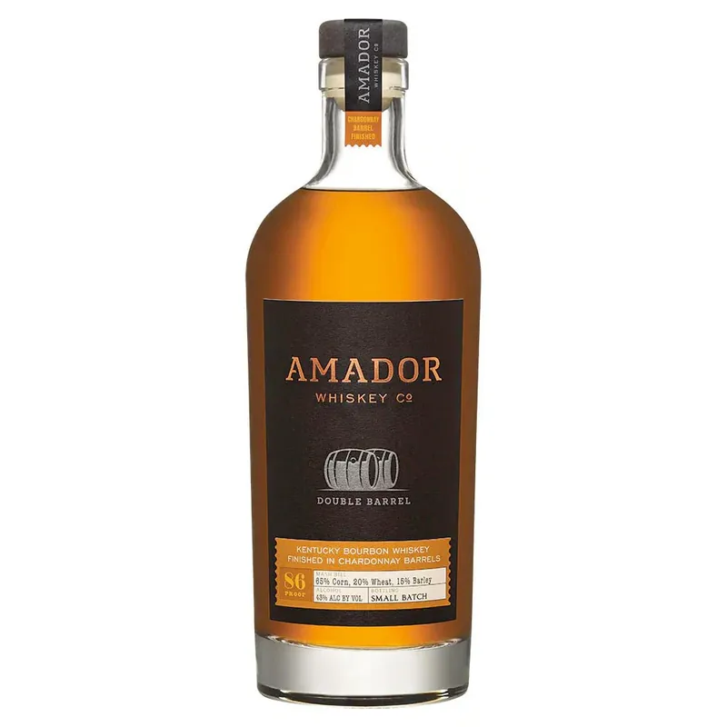 Brand New Amador Double Barrel Chardonnay Finish Bourbon