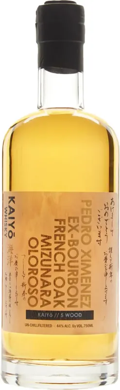 KAIYO WHISKEY FIVE WOOD JAPAN 750ML High Quality