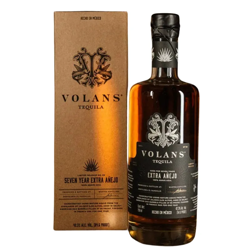 VOLANS TEQUILA ULTRA PREMIUM EXTRA ANEJO LIMITED RELEASE 7YR 750ML Sale