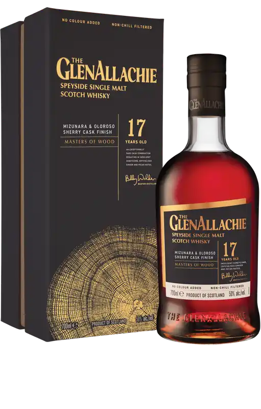 GLENALLACHIE SCOTCH SINGLE MALT MIZUNARA & OLOROSO SHERRY CASK FINISH SPEYSIDE 17YR 700ML Affordable