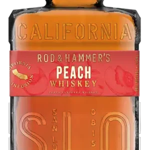 One Day Deal ROD & HAMMERS WHISKY PEACH FLAVORED CALIFORNIA 750ML