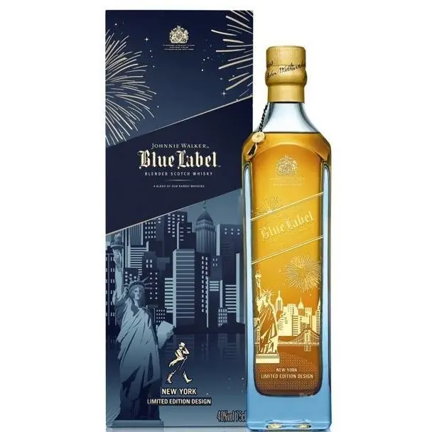 Johnnie Walker Blue Label "New York Limited Edition Design" Blended Scotch Whisky Mega Sale
