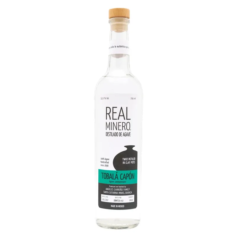 In Demand REAL MINERO AGAVE SPIRIT TOBALA CAPON AGAVE SEEMANNIANA OAXACA 750ML