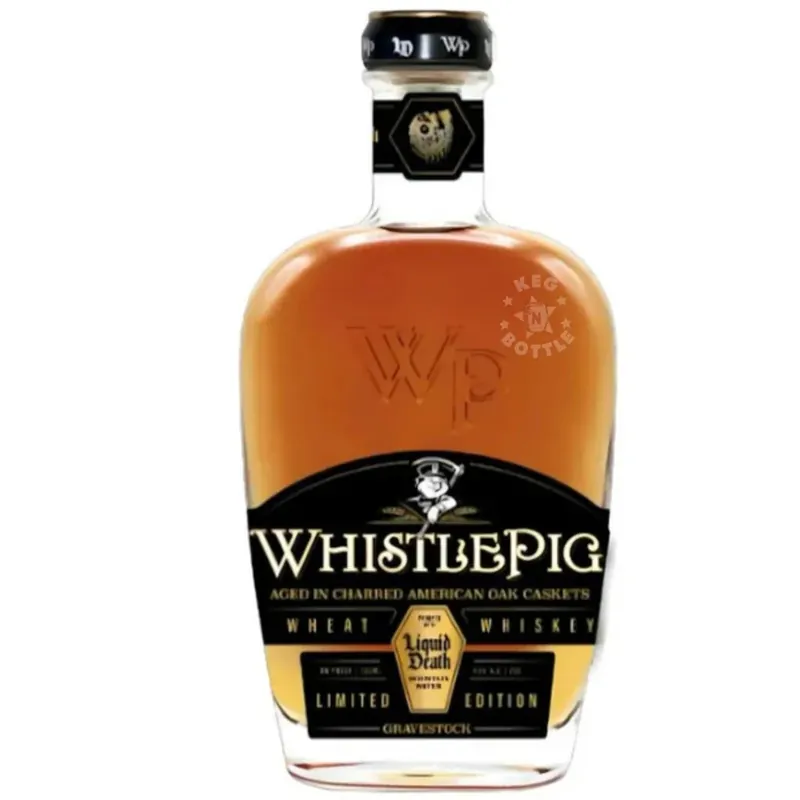 WHISTLEPIG WHISKEY WHEAT LIMITED GRAVESTOCK PROOFED WITH LIQUID DEATH EDITION VERMONT 750ML Don’t Miss Out