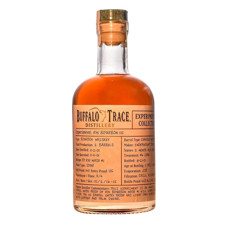 Buffalo Trace Experimental 11 Year 9 Mths Rye Bourbon 115 Proof Super Sale
