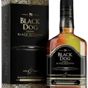 Exclusive Offer BLACK DOG SCOTCH WHISKY BLENDED BLACK RESERVE 750ML