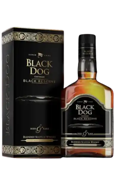 Exclusive Offer BLACK DOG SCOTCH WHISKY BLENDED BLACK RESERVE 750ML