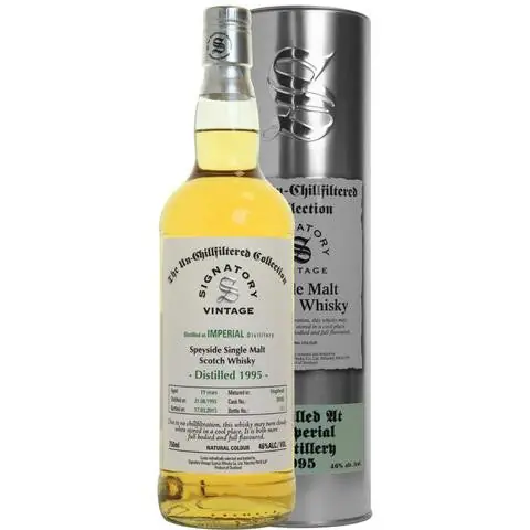Special Offer Imperial Hogshead 21 yrs Speyside Unchillfiltered Signatory Single Malt Scotch Whisky