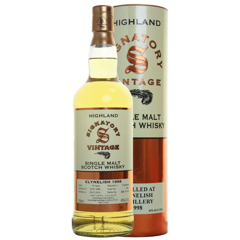 Clynelish Hogshead 16 yrs Highland 86 Proof Signatory Single Malt Scotch Whisky Buy Online