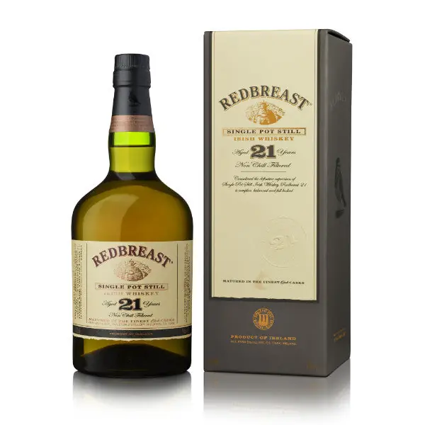 Price Drop Redbreast 21 Years Single Pot Still Irish Whiskey