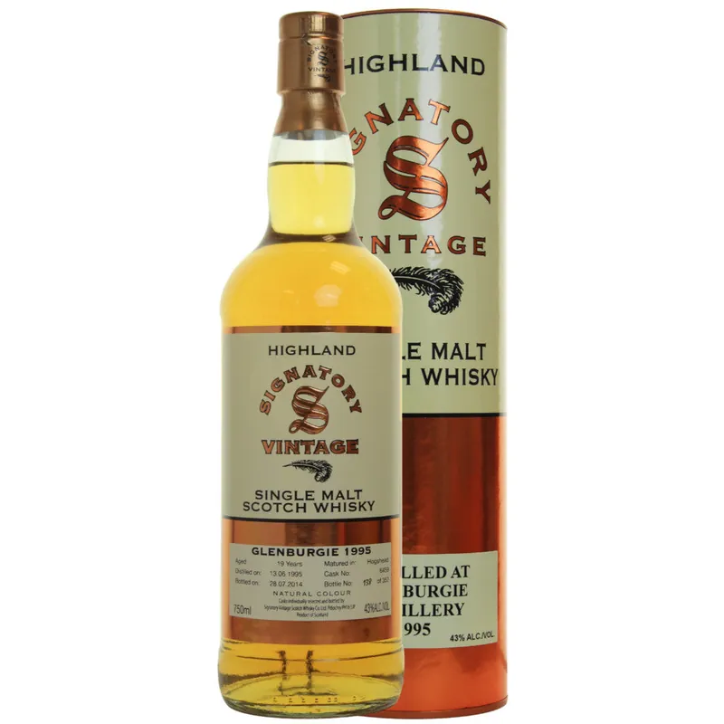 Glenburgie Hogshead 19 yrs Highland 86 Proof Signatory Single Malt Scotch Whisky Popular