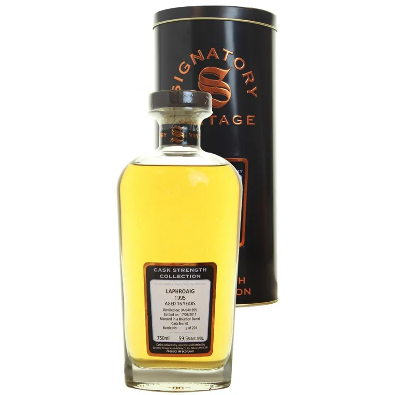 Instant Buy Laphroaig Hogshead 15 yrs Islay Cask Strength Signatory Single Malt Scotch Whisky