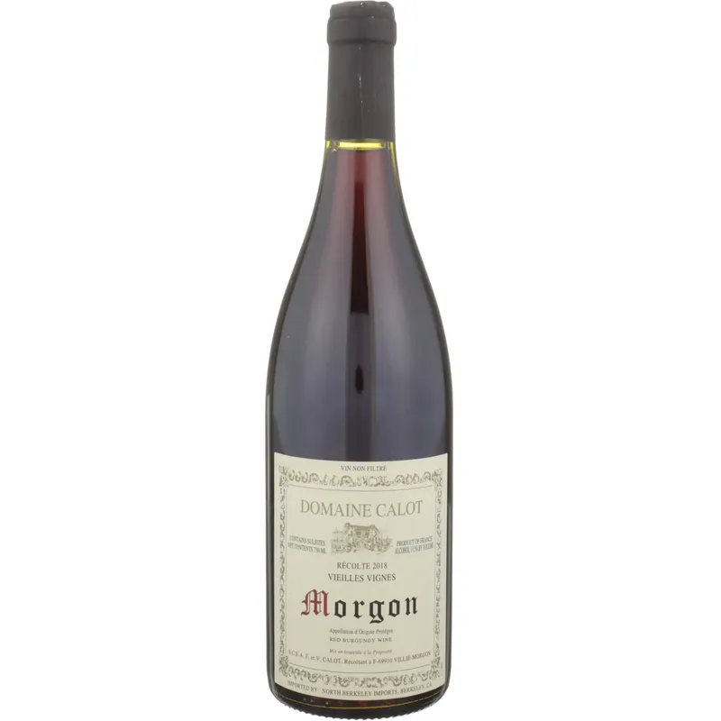 Order Now Domaine Calot Morgon Beaujolais Vieilles Vignes, Beaujolais, France 2018