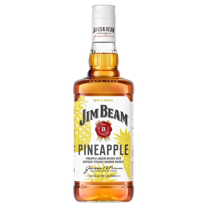 Worldwide Shipping JIM BEAM BOURBON PINEAPPLE KENTUCKY 750ML