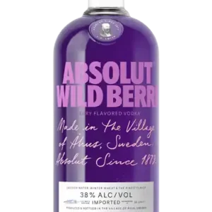 Fast Shipping ABSOLUT VODKA WILD BERRI SWEDEN 750ML