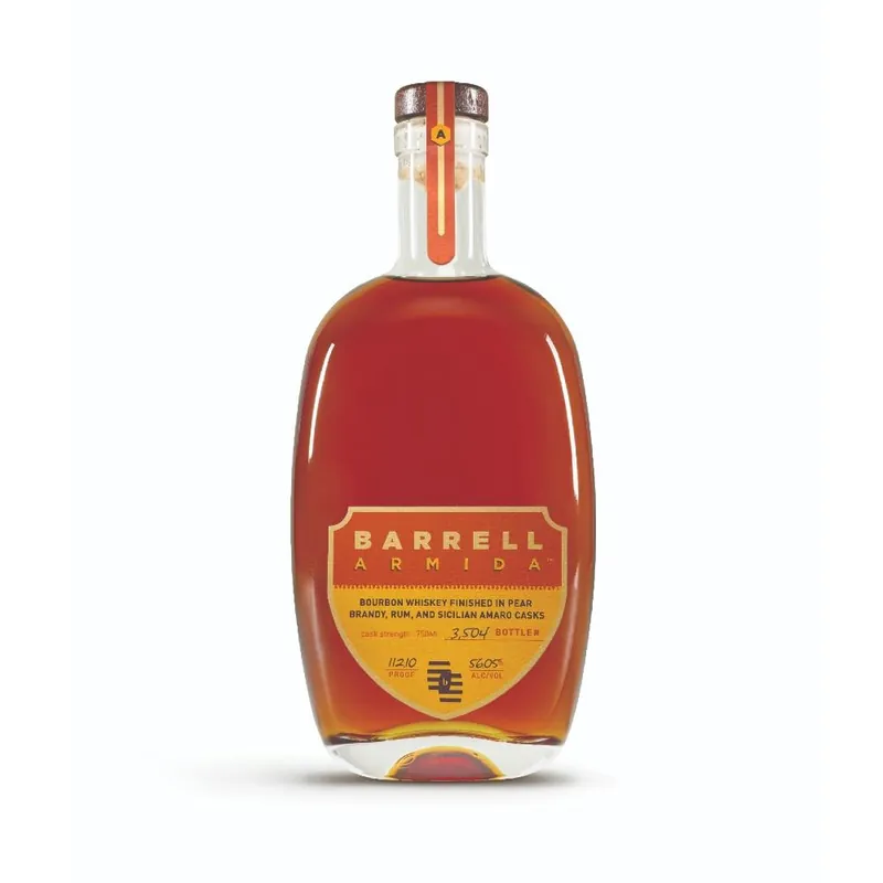 Top Pick Barrell Craft Spirits "Armida" Bourbon Whiskey Finished in Pear Brandy, Rum, and Sicilian Amaro Casks