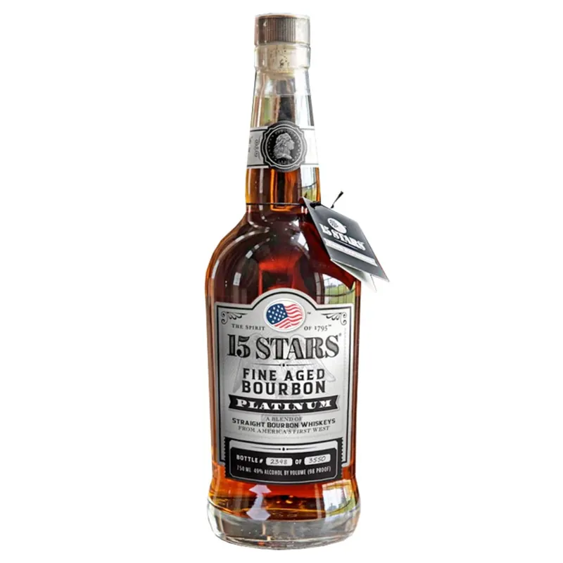 15 Stars Platinum Blended Straight Bourbon Factory Price