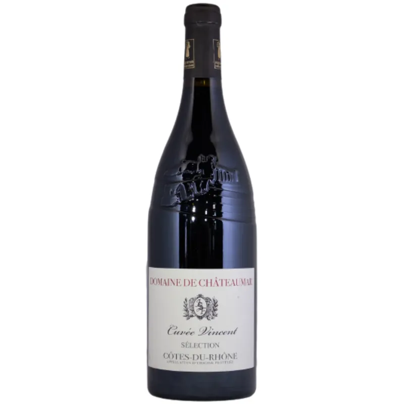 Domaine de Chateaumar Cotes du Rhone Cuvee Vincent, Rhone, France 2023 Case (6x750ml) Money Back Guarantee