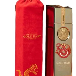 Clearance GOLD BAR WHISKEY PREMIUM BARREL LUNAR NEW YEAR CALIFORNIA 750ML