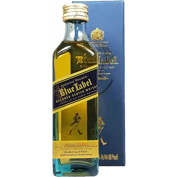 JOHNNIE WALKER SCOTCH BLENDED BLUE LABEL 50ML Factory Price
