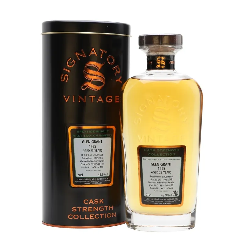 Glen Grant 23yrs Speyside Cask Strength Signatory Single Malt Scotch Whisky Final Sale