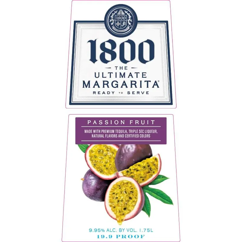 Best Seller 1800 Tequila The Ultimate Passion Fruit Margarita 1.75L