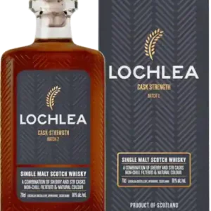 Wholesale LOCHLEA SCOTCH SINGLE MALT CASK STRENGTH BATCH 2 700ML