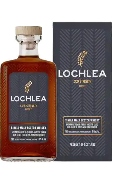 Wholesale LOCHLEA SCOTCH SINGLE MALT CASK STRENGTH BATCH 2 700ML