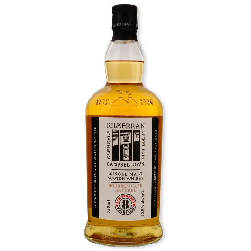 Kilkerran 8 Year Old Bourbon Cask Matured Scotch Single Malt Whisky Trending