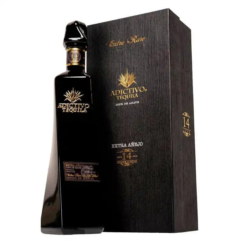 Low Price Adictivo Extra Rare Double Black 14 Year Old Extra Anejo Tequila