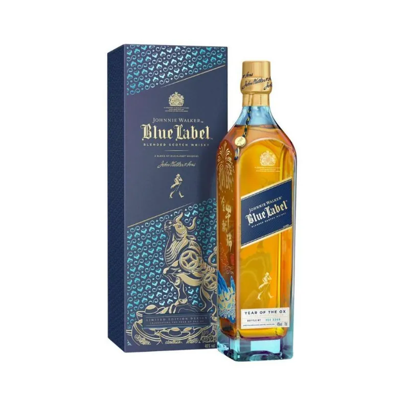 Johnnie Walker Blue Label Year of The Ox Scotch Whisky Professional Grade