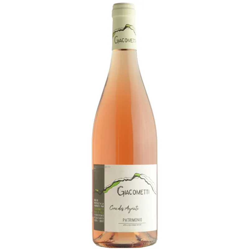 Domaine Giacometti Patrimonio 'Cru des Agriate' Rose, Corsica, France 2022 Case (6x750ml) No Minimum Order