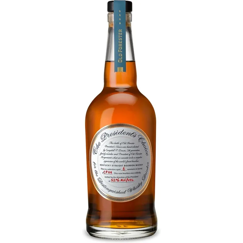 Popular Old Forester The President's Choice Kentucky Straight Bourbon Whiskey